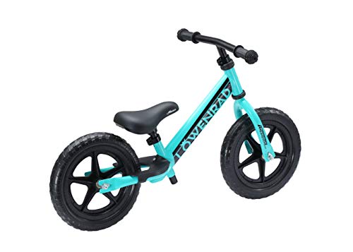 LÖWENRAD Bicicleta sin Pedales para niños y niñas a Partir de 3 - 4 año, Bici 12" Ligero (3KG) con sillín y manubrio Regulable, Turquesa