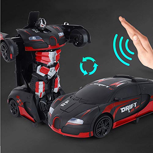 LQZCXMF El nuevo coche de juguete 1:12 Bugatti helado detección de gestos control remoto de los niños deformación del automóvil deformación del control remoto del automóvil, deformación del gesto cami