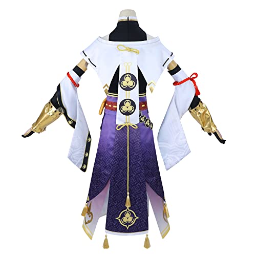 LTAKK Juego Genshin Impacto Cosplay Disfraz Cosplay Traje Traje Halloween Cosplay Uniforme Conjunto Completo, Sara, S