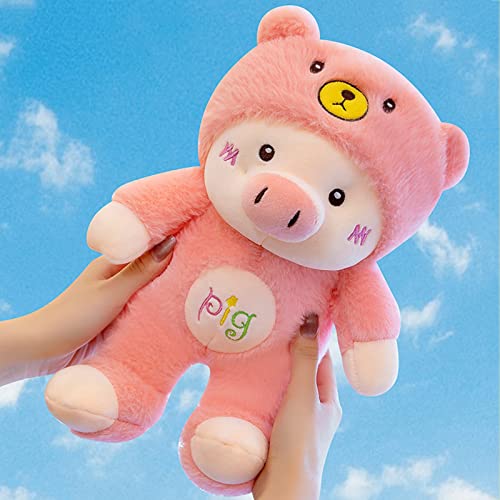 LTLGHY Cerdo Peluche Relleno Cerdito Super Suave Almohadas Juguete Muñeca De Peluche Gigante para Niños Cumpleaños,Rosado,60cm