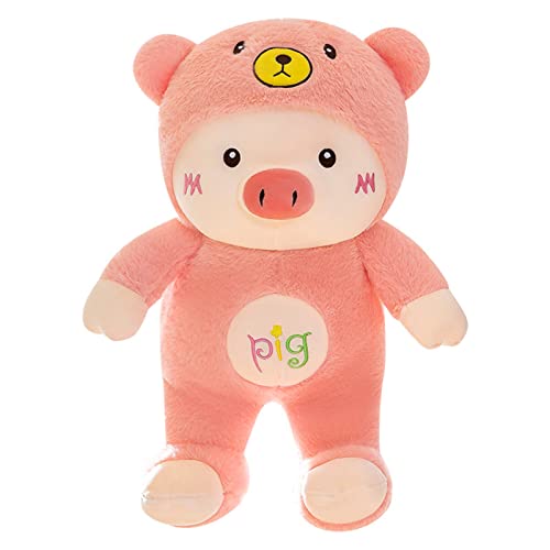 LTLGHY Cerdo Peluche Relleno Cerdito Super Suave Almohadas Juguete Muñeca De Peluche Gigante para Niños Cumpleaños,Rosado,60cm