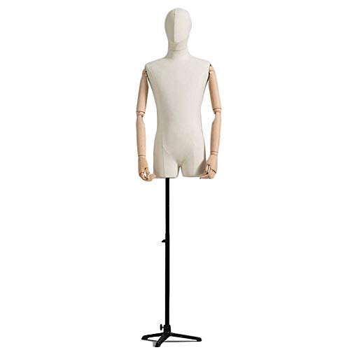 LTPY Exhibiciones de Halloween Vestido Masculino Forma Prop de Halloween Masculino, para Vestuario Show/Movie Disfraces, Instalación Simple (Color: con Brazos)