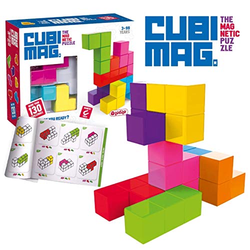 Lúdilo infantiles, niños, Puzzles 3D, Juegos magnéticos de viaje, Juguetes educativos, multicolor (CUBIMAGes un increíble rompecabezas ma) , color/modelo surtido