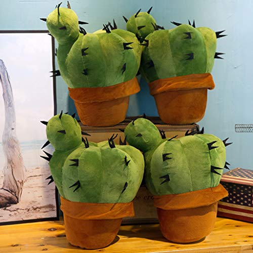 LuohuiFang Simulación Cactus Coche Peluche Cactus Almohada Oficina Cojín Decoración Hogar