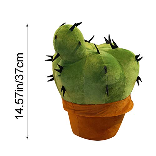 LuohuiFang Simulación Cactus Coche Peluche Cactus Almohada Oficina Cojín Decoración Hogar