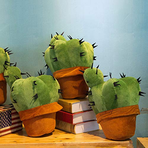 LuohuiFang Simulación Cactus Coche Peluche Cactus Almohada Oficina Cojín Decoración Hogar