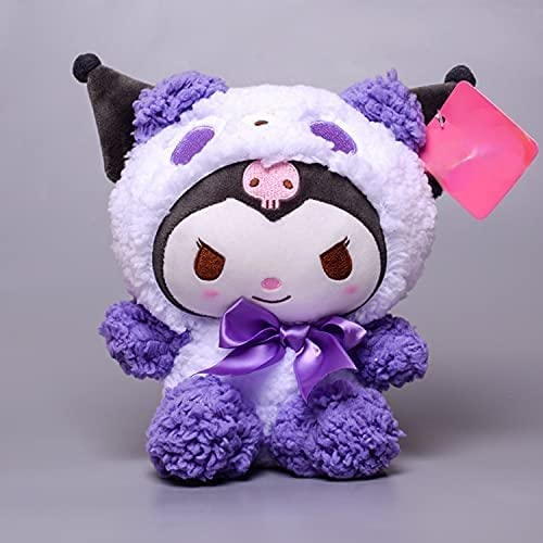 LUOYEPIAO Linda Serie de transformación de Panda Kuromi Melody Yugui Perro Paquete de Peluche de Peluche Juguete Muñeca Muñeca Muñeca/Pareja Regalo 20 cm 3