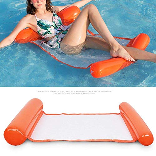 LXDDP Flotador Piscina Hamaca Agua Inflable para Adultos Silla salón portátil Multiusos para Piscina Cómoda Tumbona Flotante Cama Flotante Inflable