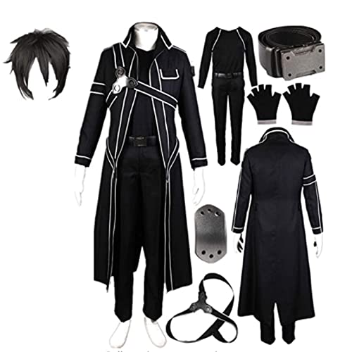 LXDZXY inspirado por Sword Art Online Kirito Cosplay disfraz sao Kirigaya Kazuto disfraz de Halloween Cosplay