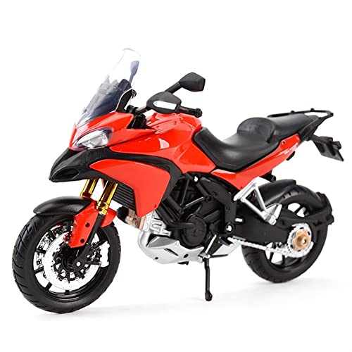 LYJB 1:12 R 1200 GS S 1000 RR ZX-10R Z900RS H2 R CBR600RR For Di-Avel Carbon Monster 696 Diecast Aleación Motocicleta Modelo De Juguete Modelo de Motocicleta (Color : Multistrada 1200S)