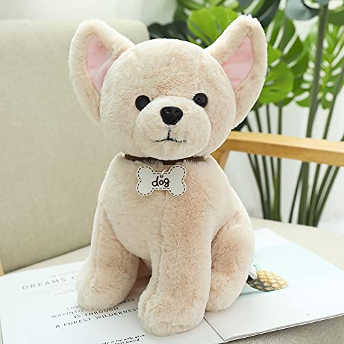 LYNLYN Juguetes Blandos 22/30/ 40 cm Kawaii Chihuahua Bulldog Toys Peluche Peluche Simulación Animal Muñecas de Perro Relleno Toys Soft For Kids Child Birthday Regalo Liyannan