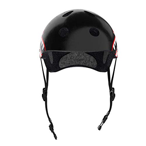 M MOLTO Casco Infantil para niños Negro Shark