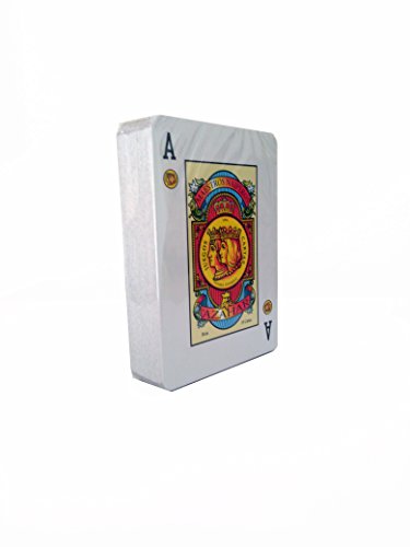 Maestros Naiperos- baraja Poker, española, 55, Cartas, Estuche de plástico, Calidad Gran Casino, Color Azul o Rojo (130003093)