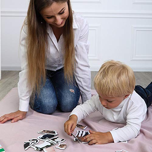 magdum Magnetica Puzzle 3 años Animales Granja - 6 Grandes Puzzle Bebe - Juguetes magnéticos - Imanes Nevera niños - Juguetes niños 3 años educativos - Letras magneticas niños - Imanes niños