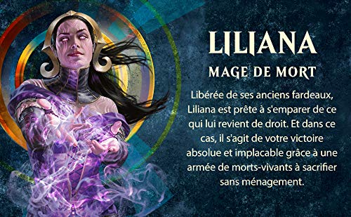 Magic The Gathering- Deck de Planeswalker Liliana, Muerte, Edición Básica 2021 (Wizards of The Coast C76571010)