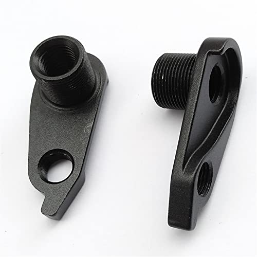 MAIOPA Duradera 2PCS Bicycle Trasero Derailleur Hanger Mech Dropout para Decathlon Rockrider XC50 Xc100 xc500 Extensor Bicicleta de montaña Fáciles de reemplazar (Color : Black)