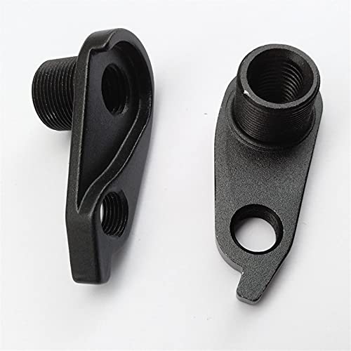 MAIOPA Duradera 2PCS Bicycle Trasero Derailleur Hanger Mech Dropout para Decathlon Rockrider XC50 Xc100 xc500 Extensor Bicicleta de montaña Fáciles de reemplazar (Color : Black)