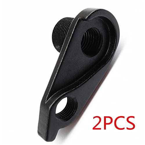 MAIOPA Duradera 2PCS Bicycle Trasero Derailleur Hanger Mech Dropout para Decathlon Rockrider XC50 Xc100 xc500 Extensor Bicicleta de montaña Fáciles de reemplazar (Color : Black)