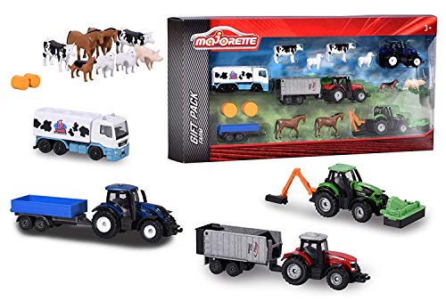 Majorette Big Farm Theme SetCuatro vehículos de Granja