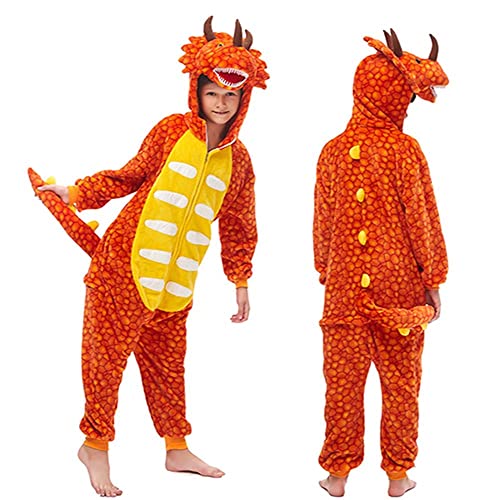 Makcoo Disfraz Onesie en General, Disfraces de Animales para niños, Pijama de Dinosaurio de Dibujos Animados, Mono de Cosplay para niños, Ropa para niños Kiguru-mi-B_M