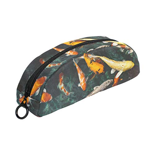 Malpleda Animal Fish Carp Koi - Estuche para bolígrafos (piel)