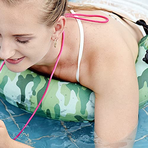 MAOJIANCHA Flotador de boya de natación Cinturón de natación Anillo de baño Inflable Trainer de natación portátil Pool Float Float Travel Cuello Almohada for niños Adultos Flotadores de Piscina