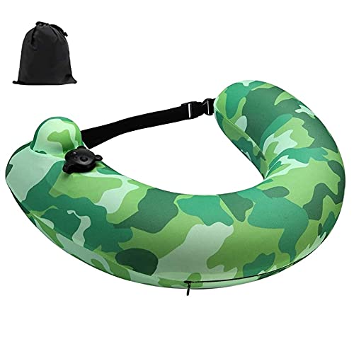 MAOJIANCHA Flotador de boya de natación Cinturón de natación Anillo de baño Inflable Trainer de natación portátil Pool Float Float Travel Cuello Almohada for niños Adultos Flotadores de Piscina