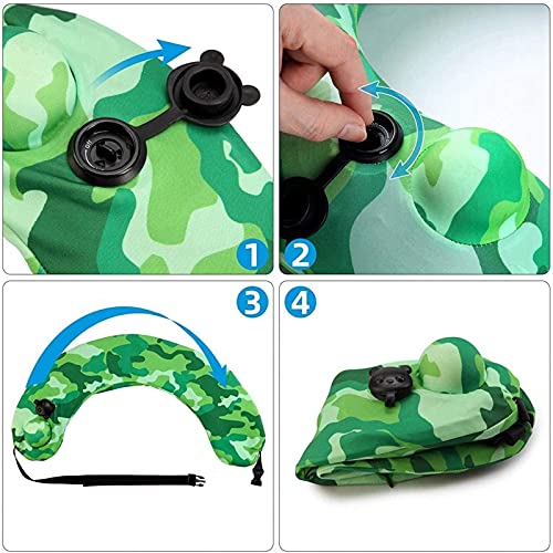 MAOJIANCHA Flotador de boya de natación Cinturón de natación Anillo de baño Inflable Trainer de natación portátil Pool Float Float Travel Cuello Almohada for niños Adultos Flotadores de Piscina