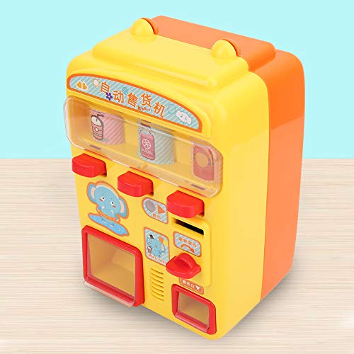 Máquina expendedora de Juguetes, máquina expendedora de simulación con Sonido Juego de Roles para niños Juego de Compras Educación Juguete de Aprendizaje para niños(Juguete de máquina expendedora)