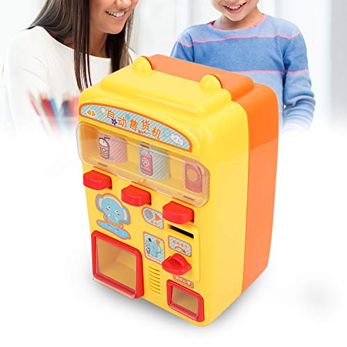 Máquina expendedora de Juguetes, máquina expendedora de simulación con Sonido Juego de Roles para niños Juego de Compras Educación Juguete de Aprendizaje para niños(Juguete de máquina expendedora)