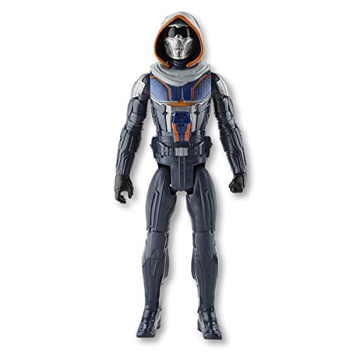 Marvel Black Widow Titan Hero Series Blast Gear Taskmaster - Figura de acción de 30 cm, con Lanzador y proyectiles, a Partir de 4 años