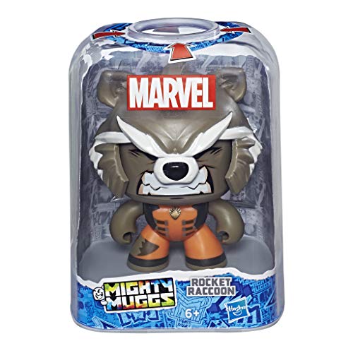 Marvel Classic- Mighty Muggs Figura coleccionable de Marvel, Rocket Raccoon, Multicolor (Hasbro E2197EU4) , color/modelo surtido