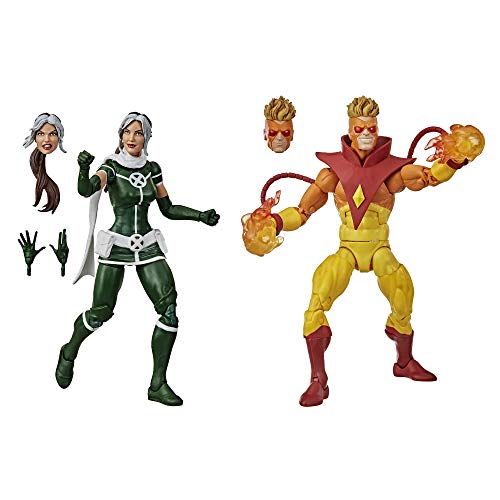 Marvel- Pack Pyro y Rogue (Hasbro E92935L0)