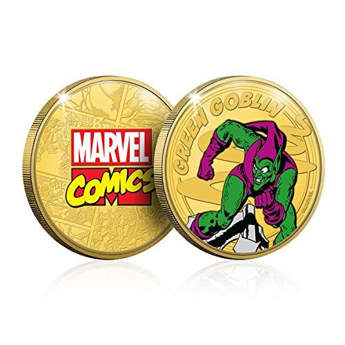 Marvel Spiderman Gifts Colección Coleccionable Comics Moneda Conmemorativa Villains - Green Goblin