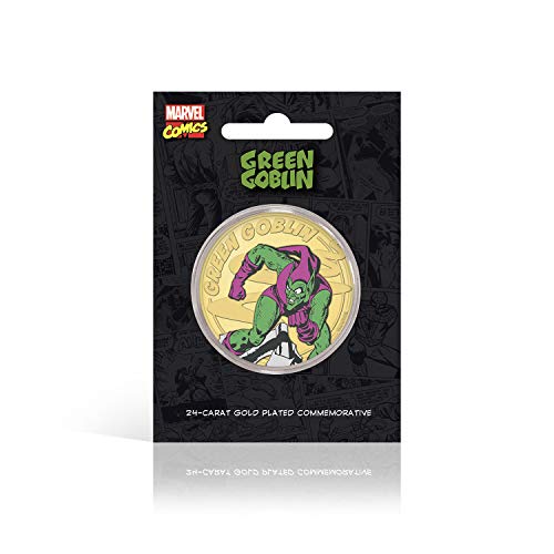 Marvel Spiderman Gifts Colección Coleccionable Comics Moneda Conmemorativa Villains - Green Goblin