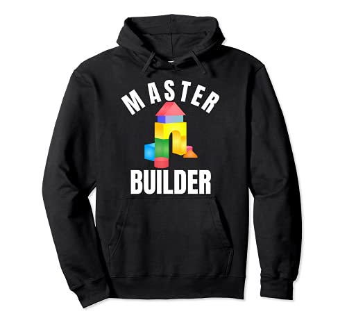 Master Builder Building Blocks Brick Builders Toys kids gift Sudadera con Capucha