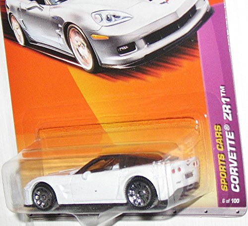 Matchbox 2010-6 Corvette ZR1 WHITE Sports Cars Series 1:64 Scale by Matchbox