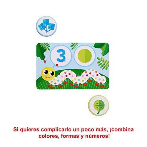 Mattel Games Wormy Roller Juego de Mesa para niños +3 años, Incluye Cartas y Gusano de Juguete (Mattel GYJ81)