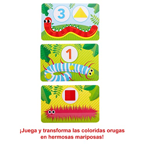 Mattel Games Wormy Roller Juego de Mesa para niños +3 años, Incluye Cartas y Gusano de Juguete (Mattel GYJ81)