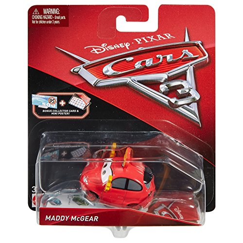 Mattel - Hot Wheels FLB59. Cars 3. Personaje Mady McGear.