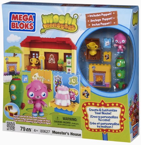 Mega Bloks - Megabloks - 80627U - Juego de construcción - Moshi Monsters - Casa