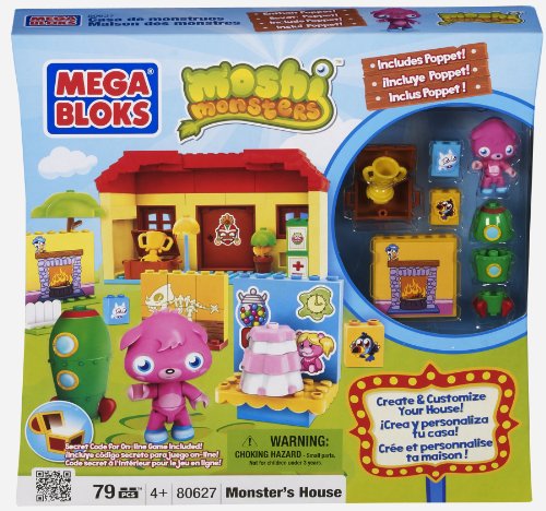 Mega Bloks - Megabloks - 80627U - Juego de construcción - Moshi Monsters - Casa