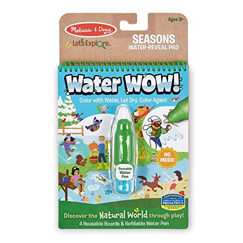 Melissa & Doug Let's Explore Water Reveal-Seasons Juego de simulación 3+ Regalo para niño o niña