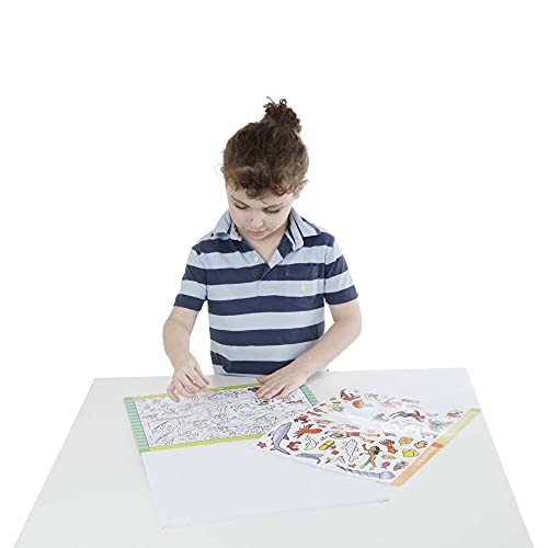 Melissa & Doug | Pack de 3 | Cuadernos de Pegatinas Busca y Encuentra - Por la Ciudad, Aventuras y Animales