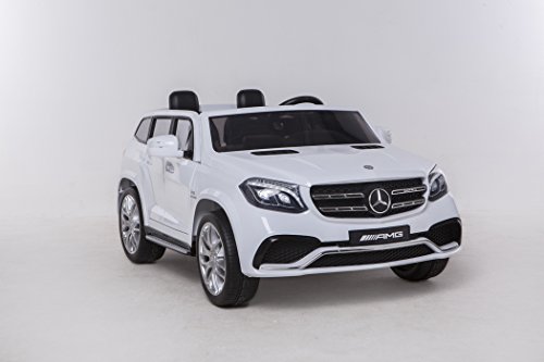 Mercedes GLS63 12V - Blanco, 4 Motores, Mando Parental