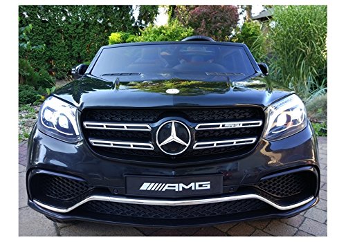 Mercedes GLS63 12V - Negro, 2 PLAZAS Infantiles, 4 Motores