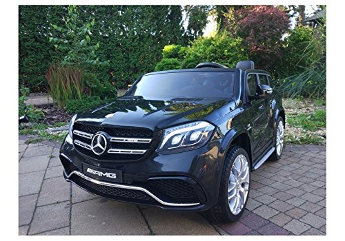 Mercedes GLS63 12V - Negro, 2 PLAZAS Infantiles, 4 Motores