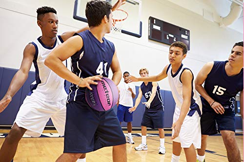 meteor Balón Baloncesto Talla 3 Pelota Basketball Bebe Ball - para niños y jouvenes para Entrenar y Jugar - Layup (3, Azul)