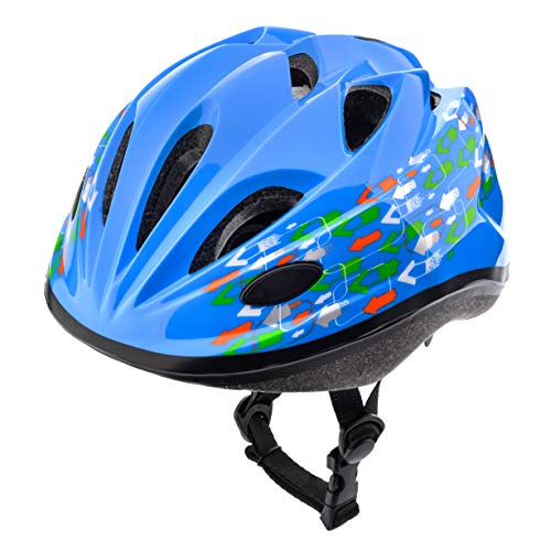 meteor Casco Bicicleta Bebe Helmet Bici Ciclismo para Niño - Cascos para Infantil - Bici Casco para Patinete Ciclismo Montaña BMX Carretera Skate Patines monopatines HB6-5 (S (48-52 cm), KS07 Arrows)