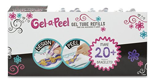 MGA Entertainment 545200GR Gel-a-peel - Recambio de tubos de gel, color rosa con purpurina